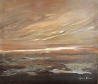 L'passo Benjamin, 36 x 42 Inch, Acrylic on Canvas, Abstract Paintings, AC-LPB-034